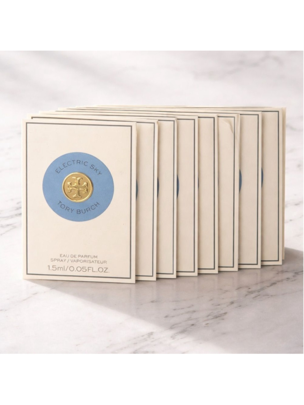 Tory Burch Electric Sky EDP 10pc Spray Sample Set 1.5ml New Sealed